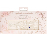 Albi Bachelorette Party Bride Garter White, size L 50 - 70 cm