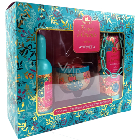 Tesori d Oriente Ayurveda Eau de Toilette for women 100 ml + shower gel 250 ml + oriental candle 109 g, gift set