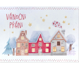 Albi Playing Christmas Envelope Cute Snow Houses 14,8 x 21 cm