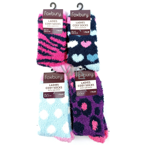 Slip-resistant socks for women, size 37-41 various motifs