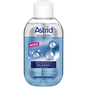 Astrid Dual-Phase Eye and Lip Makeup Remover Hyaluron, 125 ml