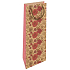 Nekupto Gift kraft bottle bag 15 x 40 cm Floral pattern