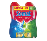Somat Excellence Duo dishwasher gel for perfect cleanliness and shiny shine 60 doses 2 x 540 ml, duopack