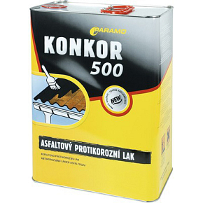 Paramo Konkor 500 asphalt anti-corrosive paint, 9 kg