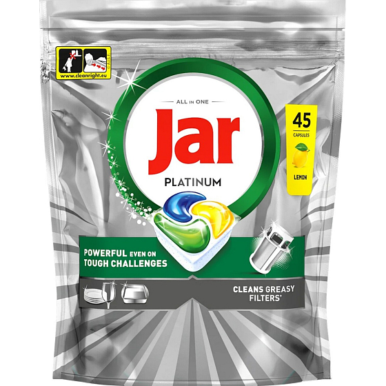 Jar Platinum Dishwasher Tablets, 45 pcs