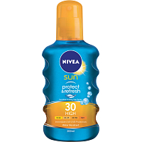 Nivea Sun Protect & refresh SPF 30 invisible sunscreen spray, 200 ml