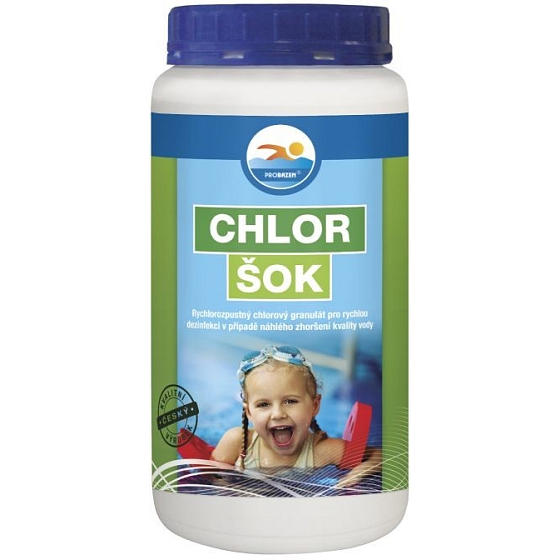 Probazen Chlorine Shock preparation for water treatment in swimming pools 1.2 kg