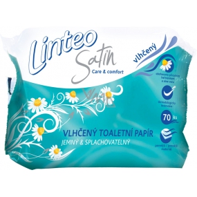 Linteo Satin Wet Toilet Paper Chamomile Refill 70 pieces