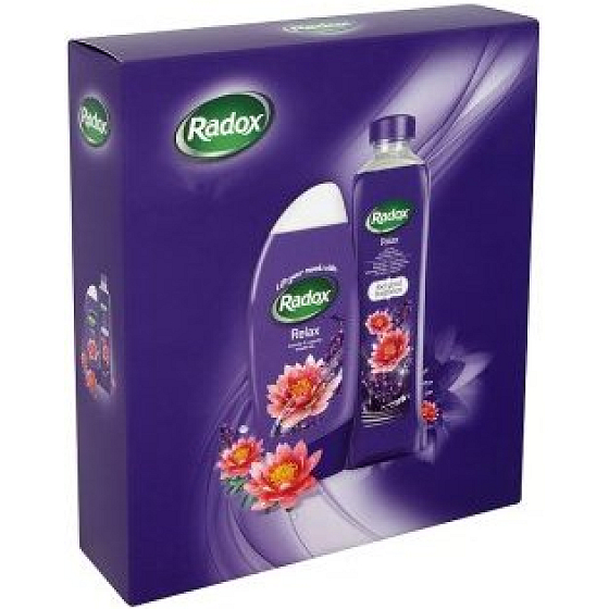 Radox Relax shower gel 250 ml + bath foam 500 ml, cosmetic set