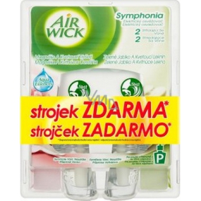 Air Wick Symphonia Magnolia & Cherry + Green Apple Electric Freshener 2 x 10 ml + movement