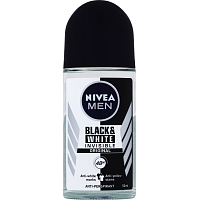 Nivea Men Black & White Invisible Original roll-on antiperspirant, 50 ml