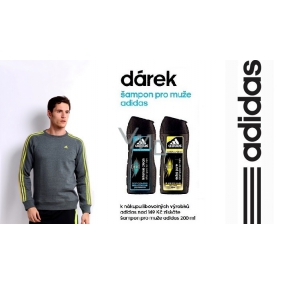 DÁREK Adidas Intense Clean šampon pro normální vlasy pro muže 200 ml