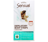 Joanna Sensual Aloe Vera Wax Depilatory Strips for Body 12 Pieces and Gentle Oil 10 ml