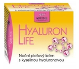 Bione Cosmetics Hyaluron Life with hyaluronic acid night skin cream for all skin types 51 ml