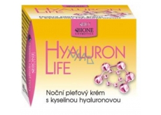 Bione Cosmetics Hyaluron Life with hyaluronic acid night skin cream for all skin types 51 ml