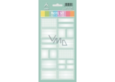 Arch Household Stickers Pastel Set Green 12 labels