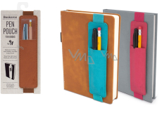 If Bookaroo Pen Pouch for Books Pouzdro pro pero na knihu hnědé