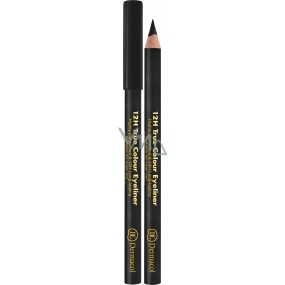 Dermacol 12h True Color Eyeliner wooden eye pencil 08 Black 2 g