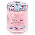 Heart & Home Cherry Blossom Large Soy Scented Candle burns up to 70 hours 310 g