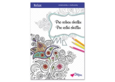 Ditipo Relax Pro volnou chvilku relaxační omalovánky s citáty 16 stran