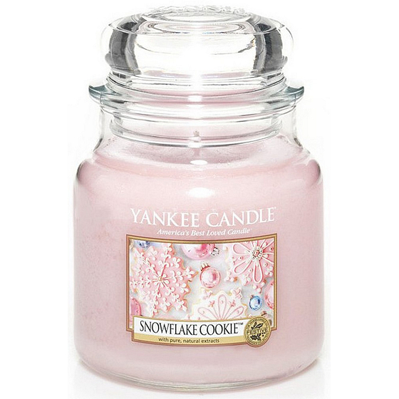Yankee Candle Snowflake Cookie Classic Scented Candle Medium Glass 411 g