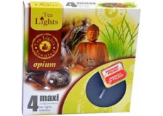 Tea Lights Opium Tea Candle Scented Maxi 4 Pieces