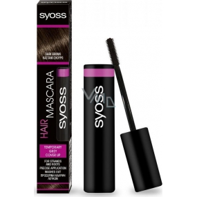 Syoss Hair mascara for immediate covering of dark Brown regrowth - dark brown 16 ml