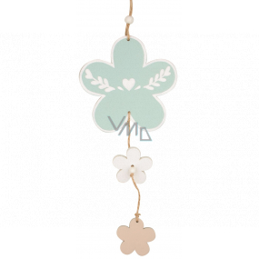Wooden hanging flower 27 cm