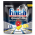 Finish Quantum Ultimate Lemon tablets for the dishwasher, protects dishes and glasses, brings dazzling purity, gloss of 32 pieces