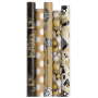 Hoomark Gift wrapping paper 70 x 200 cm Christmas Gold-silver flask
