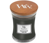WoodWick Black Peppercorn - Black peppercorn scented candle with wooden wick and lid glass small 85 g