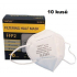 YWSH Respirator oral protective 4-layer FFP2 face mask 10 pieces