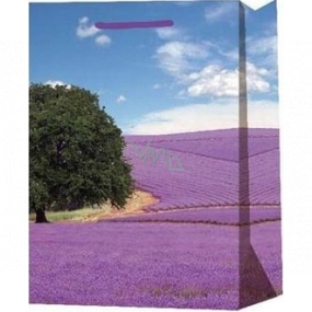 Emocio Gift paper bag 10 x 15 x 5 cm Provance Lavender, tree