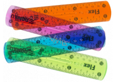 Donau Ruler flexible plastic 30 cm mix of colors
