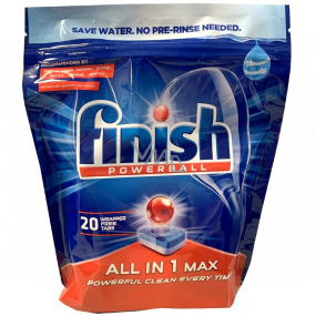 Finish All in 1 Max Regular 20 dishwasher tablets