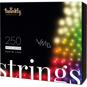Twinkly Strings Special Edition chytré žárovky 250 kusů na stromeček ovládané prostřednictvím aplikace barevné 20 m