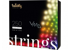 Twinkly Strings Special Edition chytré žárovky 250 kusů na stromeček ovládané prostřednictvím aplikace barevné 20 m