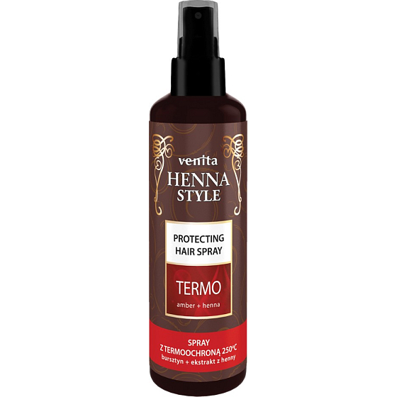 Venita Henna Style hair spray with heat protection up to 250°C 200 ml