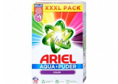 Ariel Aquapuder Color univerzální prací prášek na barevné prádlo 70 dávek 4,55 kg