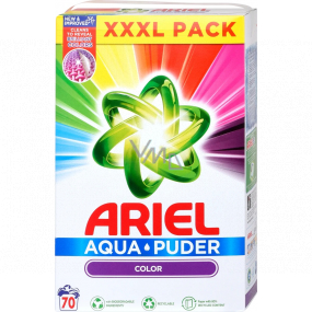 Ariel Aquapuder Color universal washing powder for coloured clothes 70 doses 4,55 kg