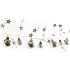 Emos Christmas garland with silver balls and stars 1,9 m, 20 LEDs, warm white