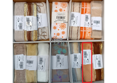 Ditipo Fabric ribbon Flora copper 3 m x 25 mm