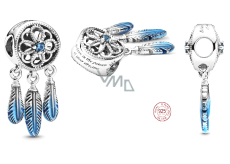 Sterling silver 925 Dreamcatcher, bracelet pendant symbol