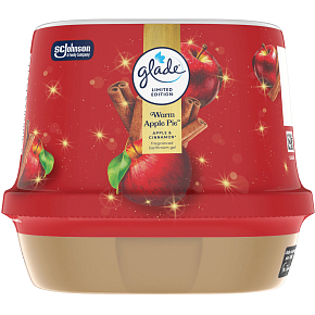 Glade Warm Apple Pie apple and cinnamon gel air freshener 180 g Glade Warm Apple Pie apple and cinnamon gel air freshener 180 g