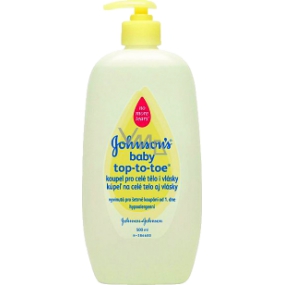 Johnsons Baby Top-to-Toe Bath for whole body and hair pump 500 ml