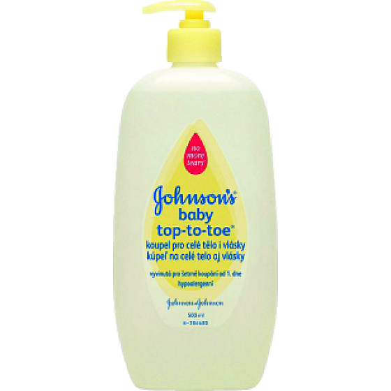 Johnsons Baby Top-to-Toe Bath for whole body and hair pump 500 ml