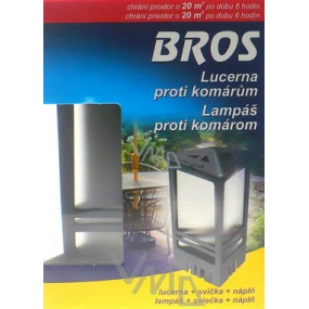 Bros mosquito lantern 1 piece + candle + filling