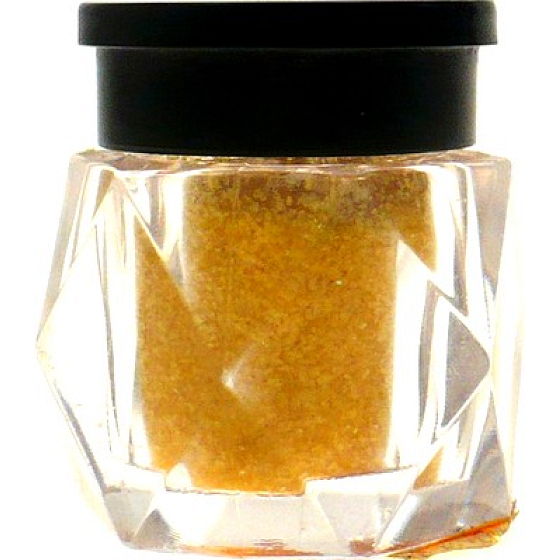 Professional Nail Decorations Glitter for nails, body, face powder in a jar of yellow 1 package