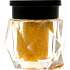 Professional Nail Decorations Glitter for nails, body, face powder in a jar of yellow 1 package