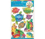 Wall stickers made of hard paper fish 50 x 30 cm 1 sheet
